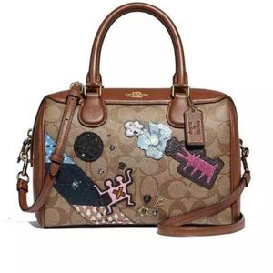 Coach x Keith Haring mini Bennett satchel